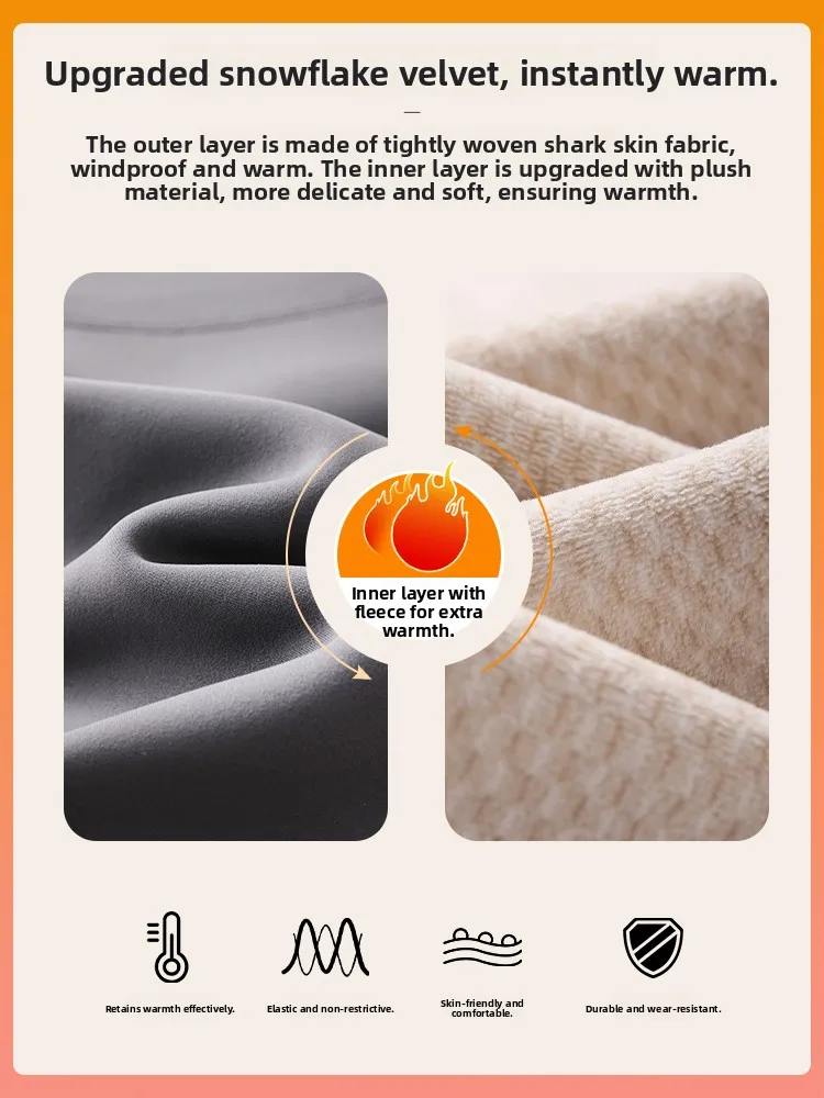 High-Waist Thiened Fce Yoga Pants Women's arkskin Pants Slimming Tummy Control Butt Lifting Long Pants Casual Wear