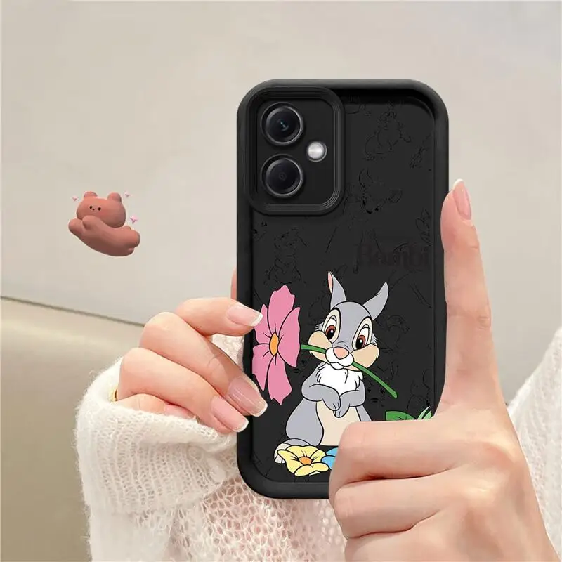 Capa de escada olho de anjo para xiaomi redmi 11 10 pro 13 12 12c a1 plus poco x3 nfc capa de telefone silicone funda disney anime bambi