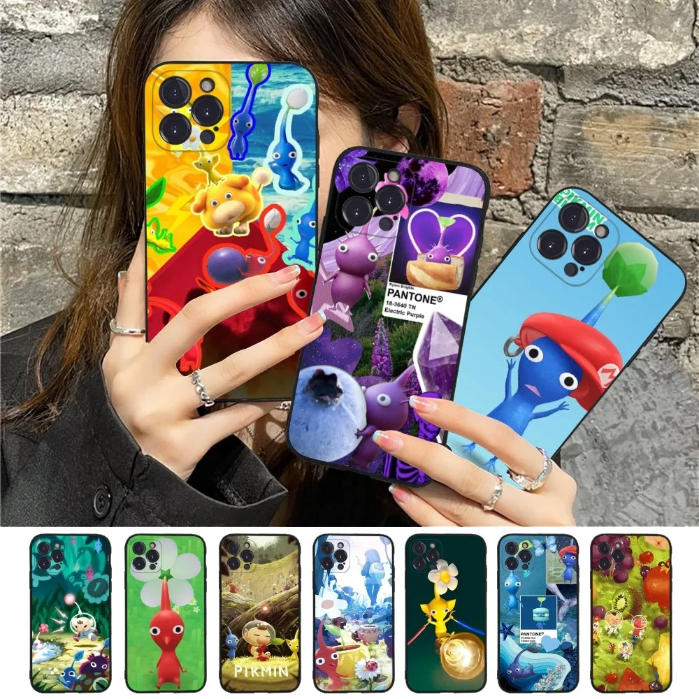 PIKMIN 4 Phone Case For iPhone 15 14 11 12 13 Mini Pro XS Max Cover 6 7 8 Plus X XR SE 2020 Funda Shell