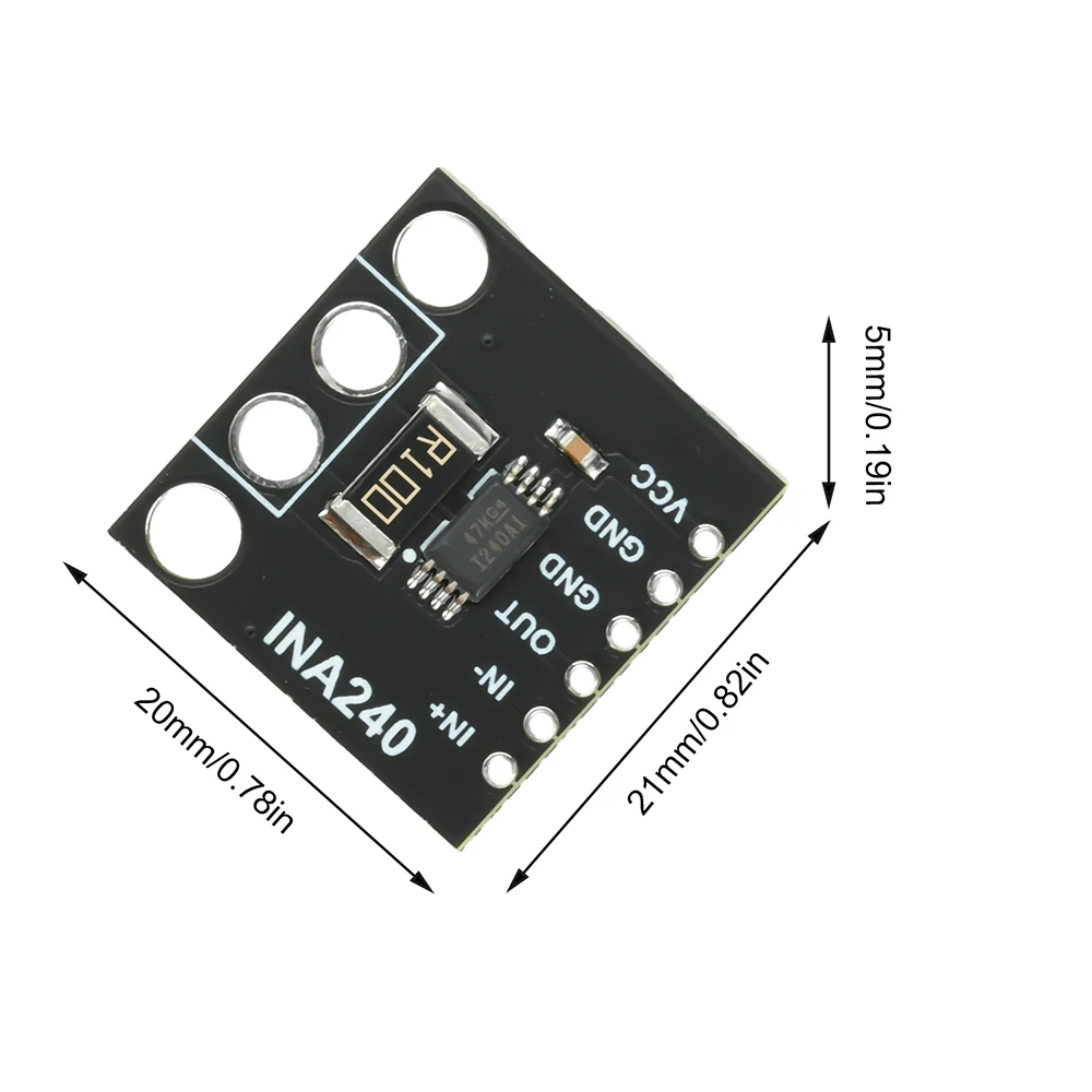 INA240A1/2/3/4 Strommessverstärkermodul - Bidirektionale Stromerfassung Verstärkung 20V/V 200V/V für Elektronik – Detail 8