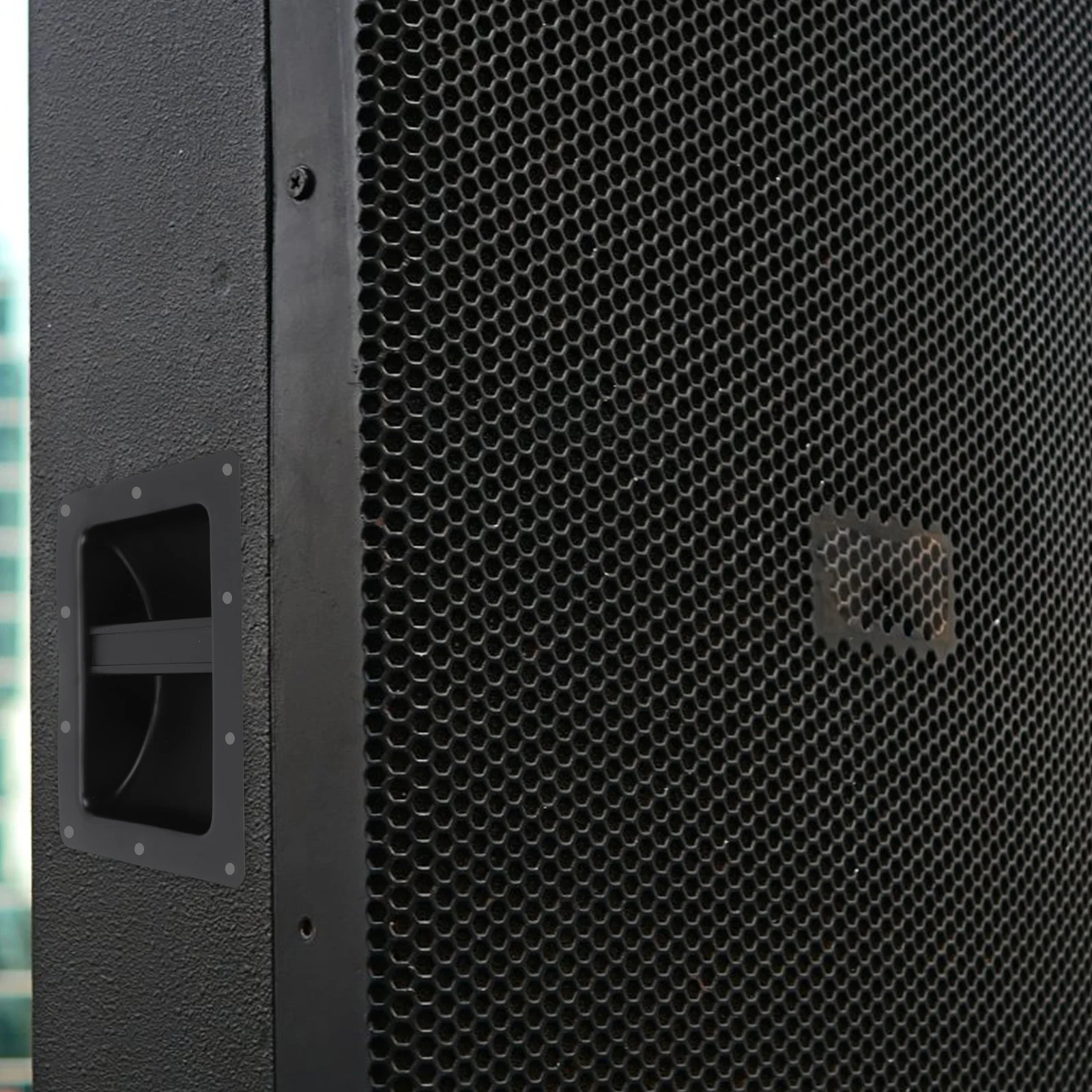 

Iron Speaker Handle Black Sturdy Audio Heavy Duty Stage Sound Equipment Mount Outdoor Speaker Carry Handle