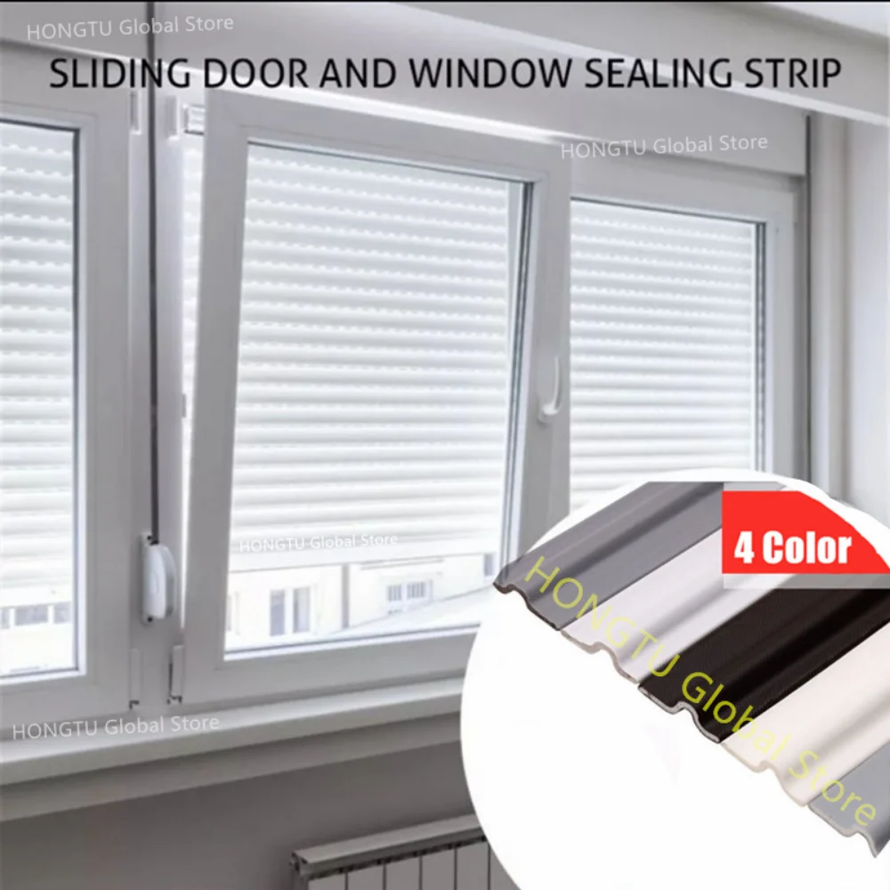 New 40M Sliding Door Windows Sealing Strip Acoustic Foam for Weather Seal Windproof Soundproof PU Cotton Seal Door Gap Tape