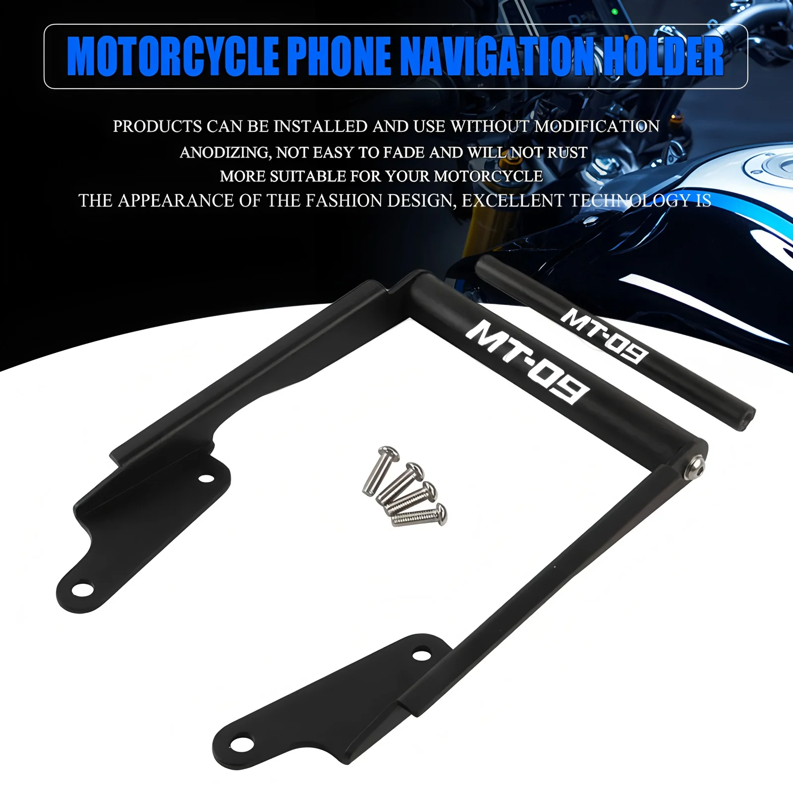 

GPS Navigation Bracket For YAMAHA MT09 Tracer MT-09 Tracer 900 FJ09 FJ 09 2015 2016 2017 GPS Phone Navigation Mount