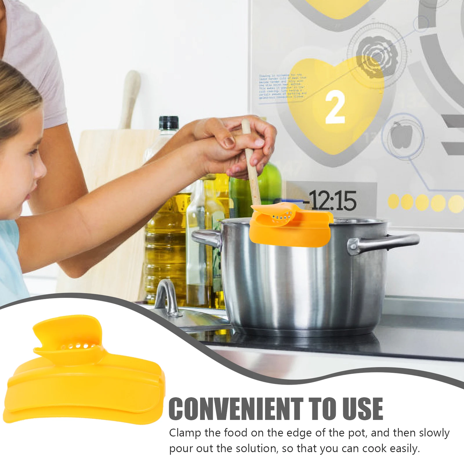 

Silicone Pot Edge Funnel Spill-Proof Soup Spout For Pots Bowls Pans Reusable Kitchen Gadgets Tool Drainer Cooking Accessories