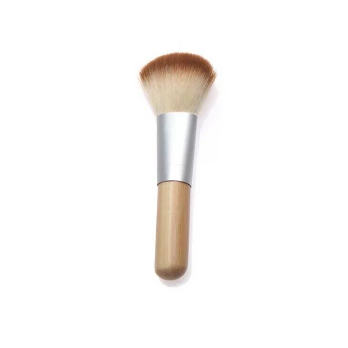 Set di pennelli per trucco da 4 pezzi Strumenti professionali in fibra sintetica premium Kit di pennelli per sopracciglia per fondotinta Aspetto naturale Uso quotidiano