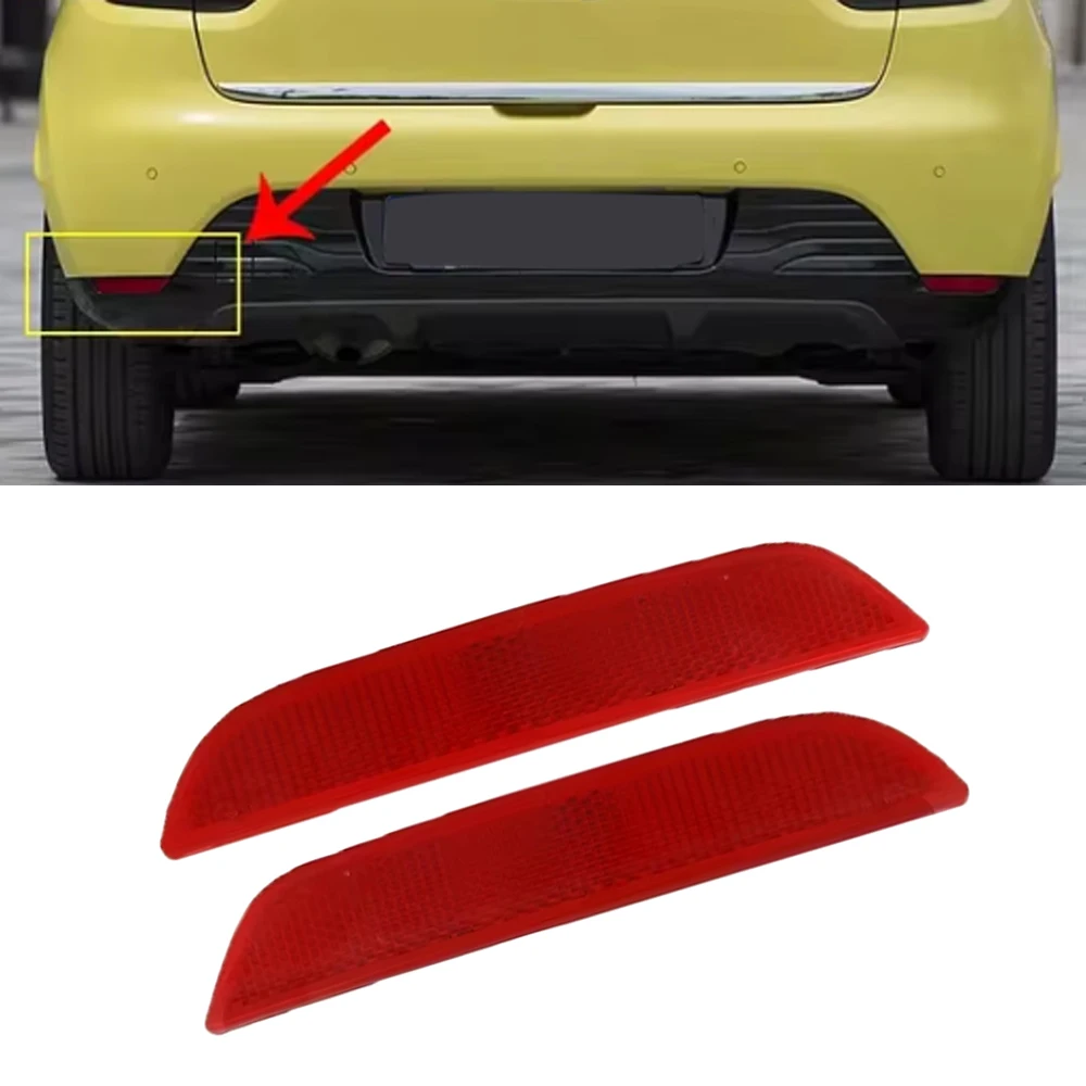 1 pair left right Rear Bumper Reflector car parts For Renault Clio MK4 2012 2013 2014 2015 2016 2017 2018 265659650R 265605789R