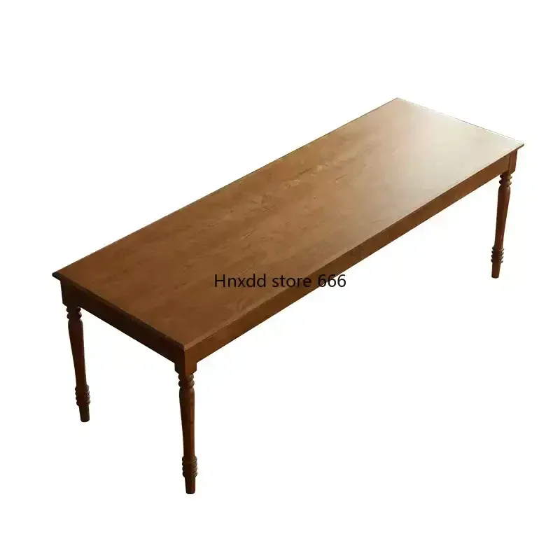 Solid wood desk Guest dining room Long table Computer office Home table Cherry wood