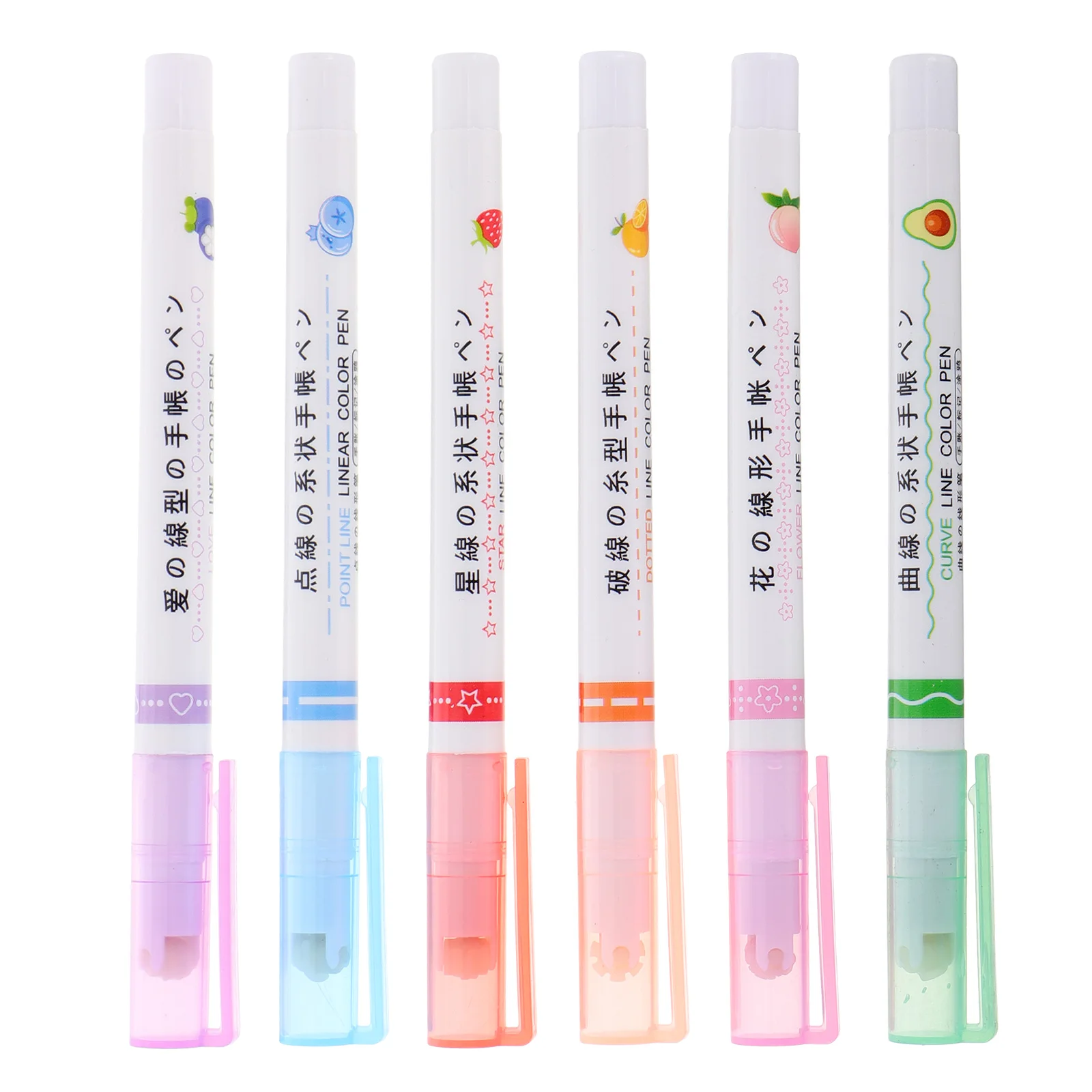 

6 Pcs Highlighter Colored Aesthetic Pens Altitude Highlighters Flash Bold Book Mark Markers Student