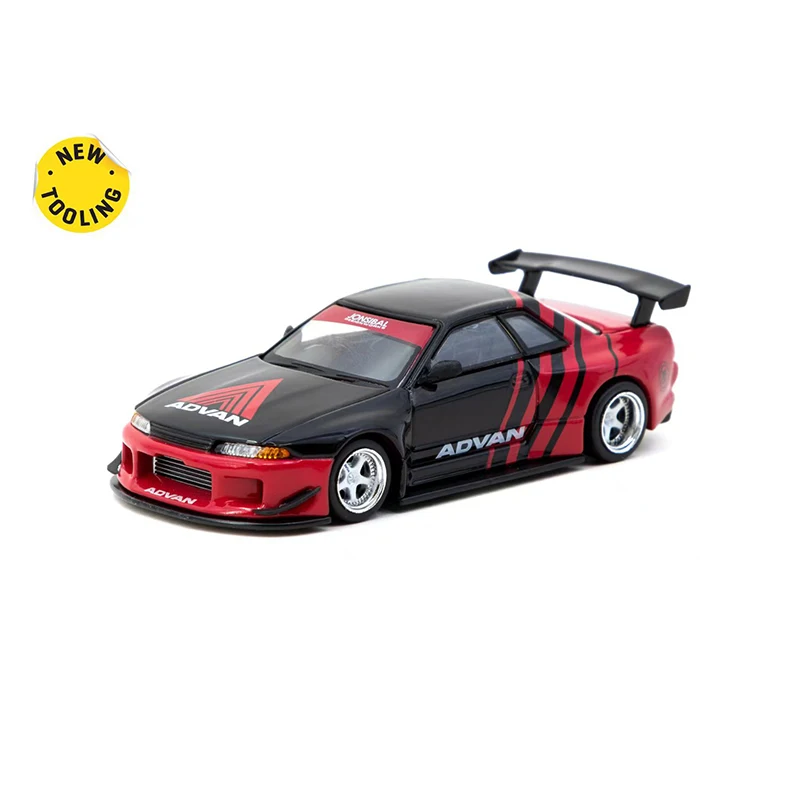 PreSale TW 1:64 Skyline GTR R32 Widebody American Exhibition Edition Diecast Car Model Collection Miniature Toy Tarmac Works