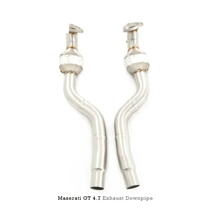 Section High flow Pipes Exhaust Pipes branch downpipe Exhaust Pipe with For Maserati Gran Turismo/GT 4.7