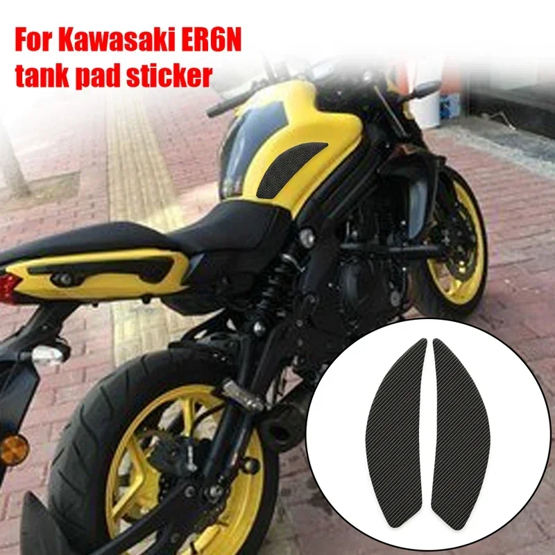 

For Kawasaki er6n ER-6N er 6N 2006-2015 2009 2010 2011 2012 2013 2014 fuel tank pad tank pads protector stickers knee grip pad