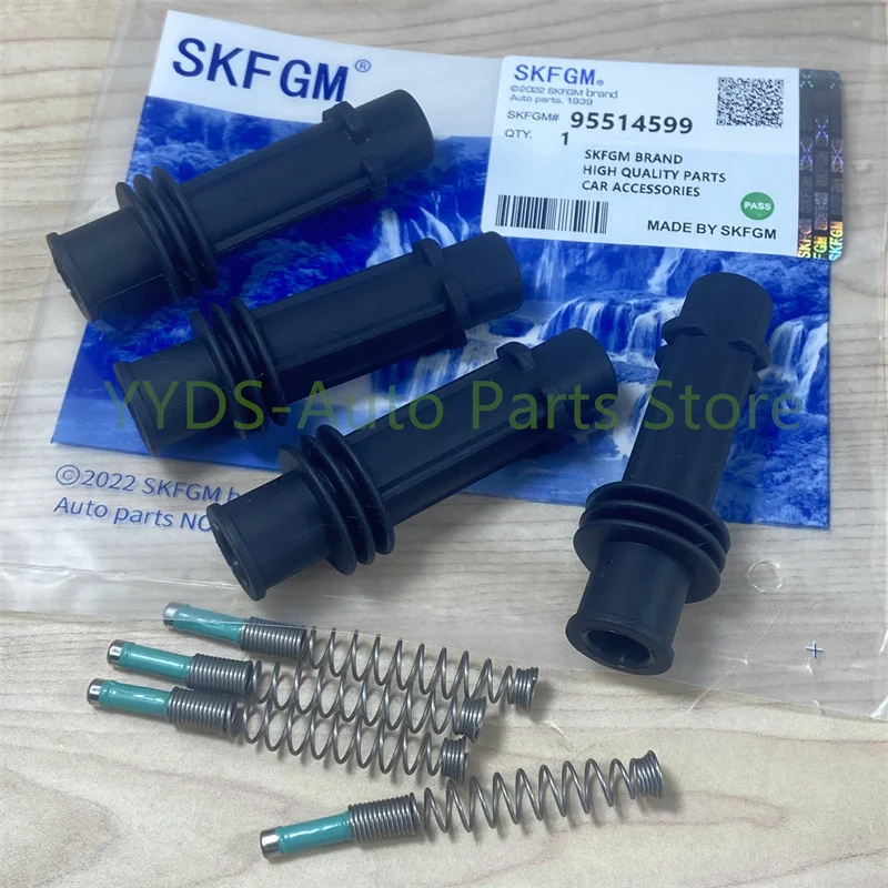 * ‥Ignition Coil Cover Spring 95514599 Spring Ignition Module Coil Pack Ignition Coil Set for Opel/Vauxhall Meriva Mokka