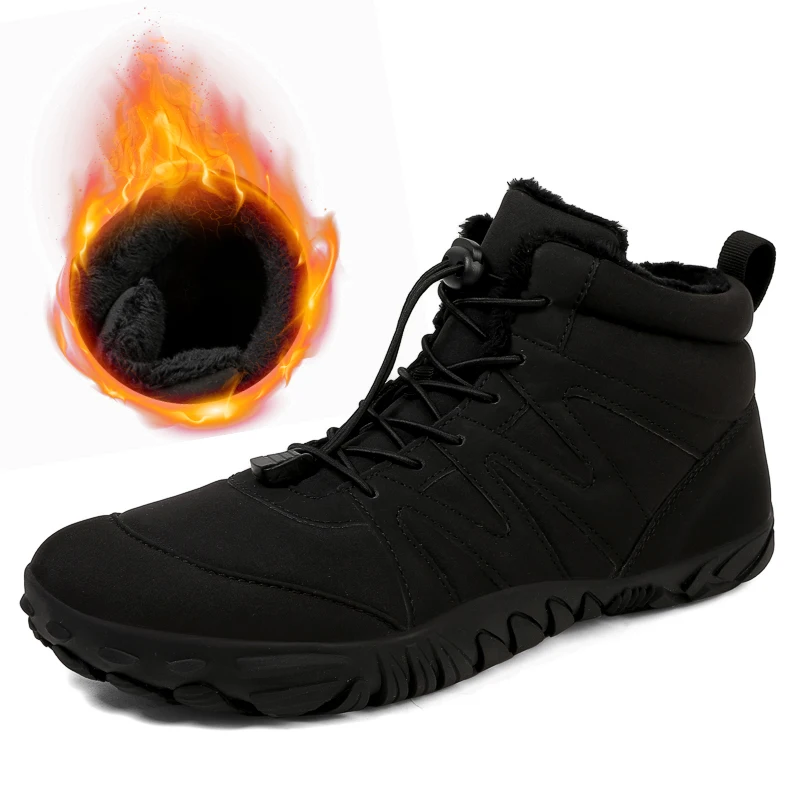 أحذية الثلوج الشتوية للرجال والنساء في الهواء الطلق، أحذية الركض الرياضية، أحذية كاجوال مقاومة للماء وغير قابلة للانزلاق، أحذية المشي لمسافات طويلة للمشي #1