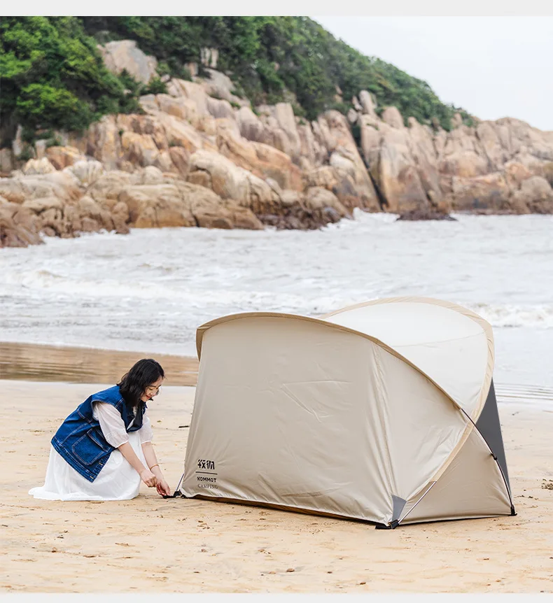 Seaside beach tent outdoor shade canopy quick open children fishing camping