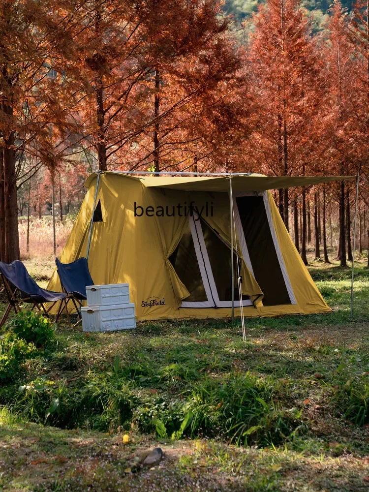 Outdoor Tent Camping Equipment Rain-Proof Spring Tent Thickened Outdoor Windproof