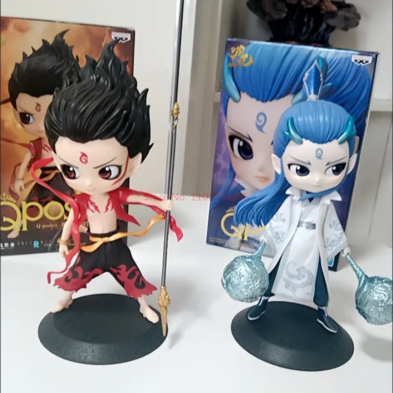 Figuras de acción de Anime Nezha Birth Of The Demon para niños, modelo de dibujos animados Ne Zha Aobing, adornos, regalos de Navidad y cumpleaños, nuevo, gran oferta