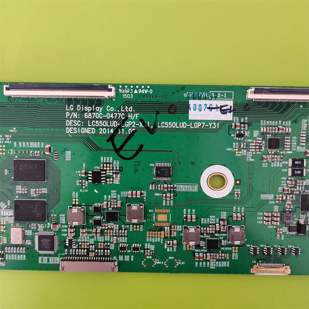 6870C-0477B 6870C-0477H LC550LUD-LGP2-831 Logic Board é para LG55EG9100-CB 55EG910T 6871l-4007AJ 55EC930V, H/F 6870C-0477B