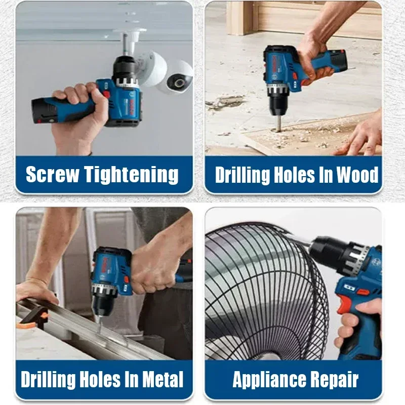 Bosch GSR 12V-31 Brushless Electric Drill  High Torque Dual-Speed ​​Home Improvement Woodworking And Repair Power Tools