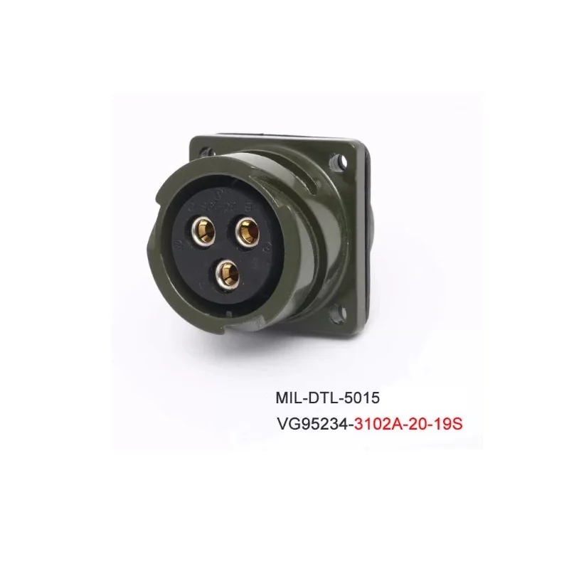Picture 4: MIL-C-5015 MS3106A 20-19S 20-19P Connector