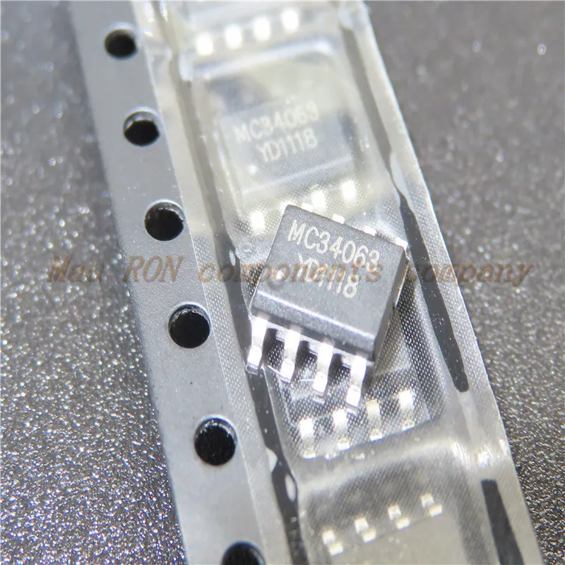 10PCS/LOT  MC34063A MC34063 SOP8 SOP MC34063ADR MC34063ADR2G SMD New original  In Stock