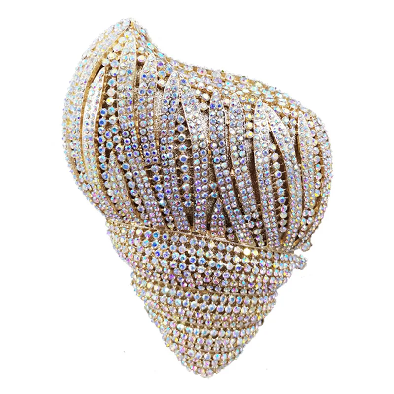

Dinner Ocean Series Conch Women's Bag Fashion Rhinestone Clutch Bag Evening Bags Designer Luxury Bags Woman Designer Luxury Bags