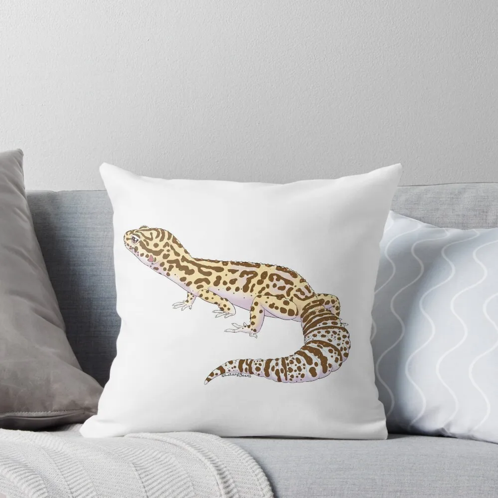 Bell Albino Leopard Gecko Throw Pillow Decorative Cushions Pillow Decor Sofa Covers For Living Room pillow