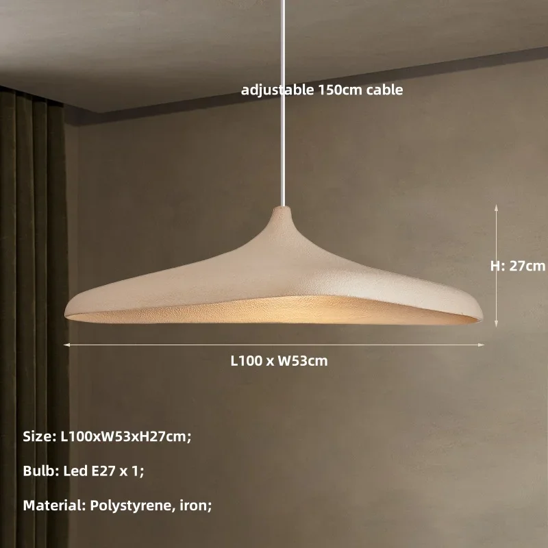 Japanse Wabi Sabi Stijl Led Hanglampen Woonkamer Eetkamer E27 Plafond Kroonluchter Home Decor Slaapkamer Hanglamp Luminarias