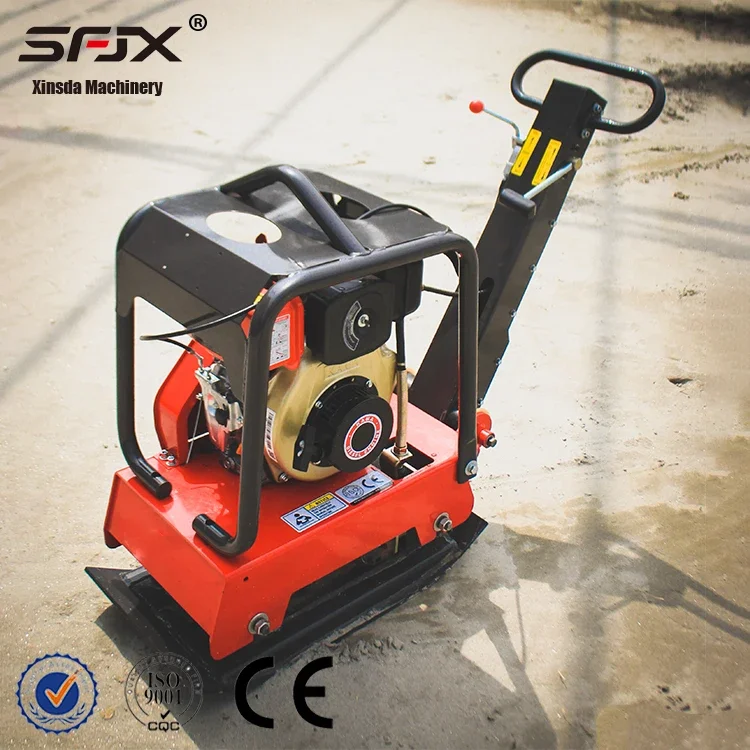 

Factory Outlet Vibrating Plate Compactor Double-way Concrete Wacker Soil Compactor Machine