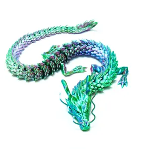 ألعاب التنين الصينية المطبوعة ثلاثية الأبعاد ، ومفاصل الجسم بالكامل التي يمكنها نقل أثاث المنزل ، تستحق جمع الألعاب الإبداعية أفضل 8 دمية صينية لطيفة مبيعا - No6