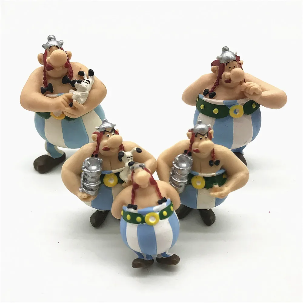 Gaul Hero Adventures Ancient European Soldiers Action Figure Toy 4.5~8 cm The Adventures of Asterix for kids toys