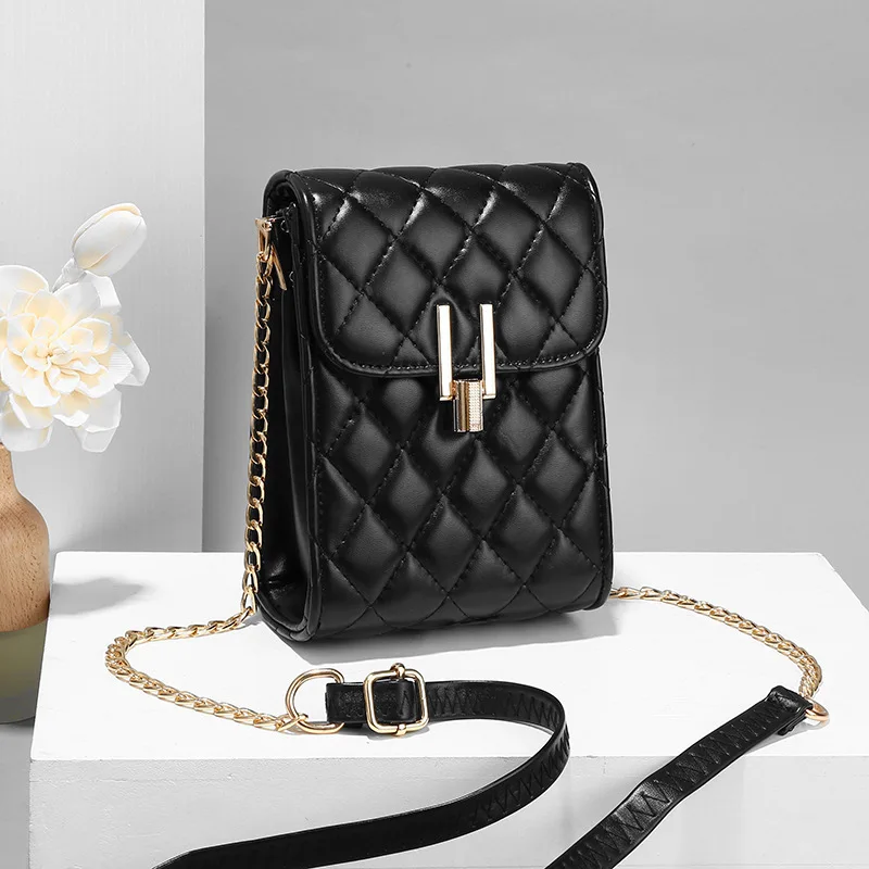 

Women Pu Leather Small Square Bag High Quality Ladies Fashion Messenger Bag Small Crossbody Phone Bags Women Flip Shoulder Bag