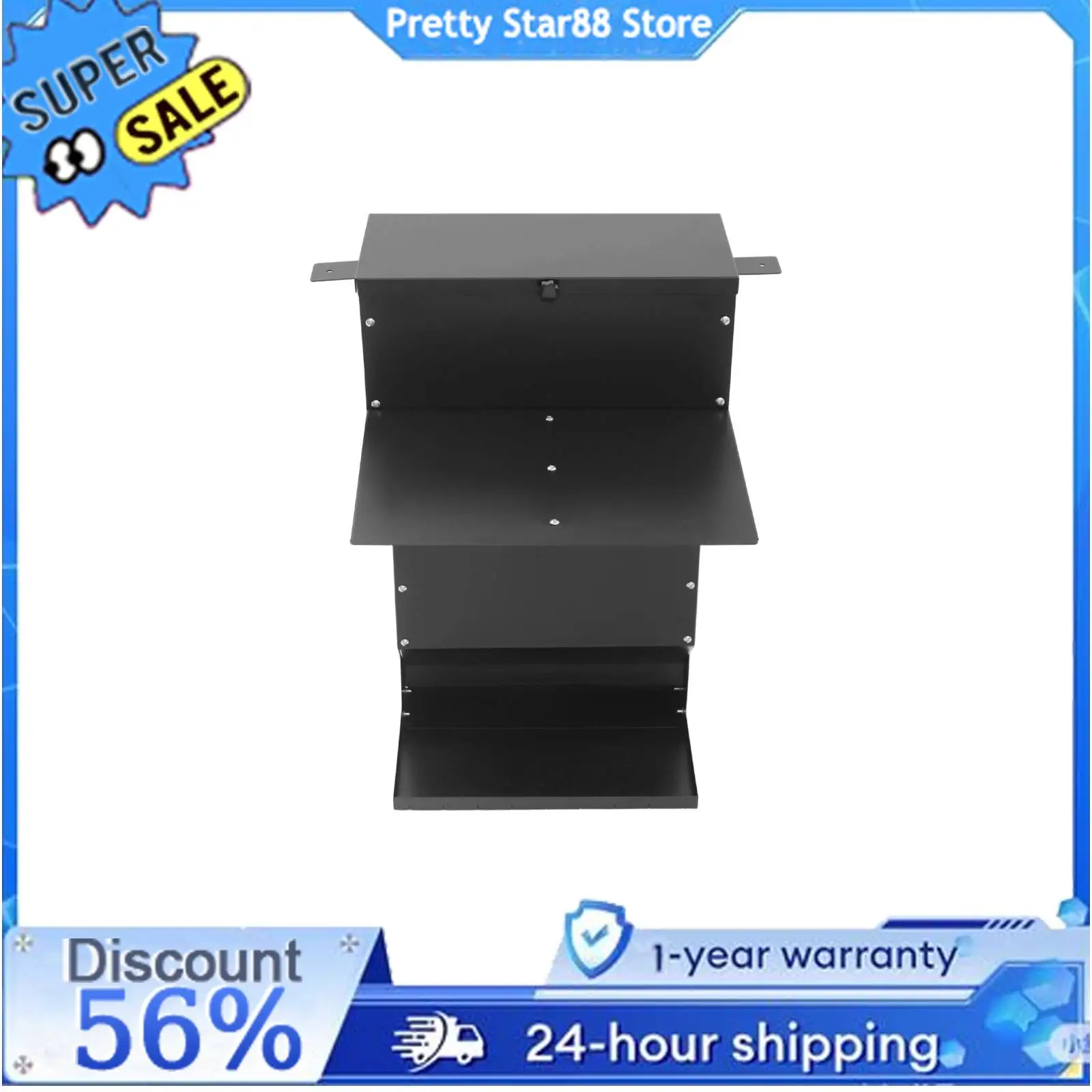 

Deer Feeder Hanging Deer Feeder 27kg Capacity Flexible Use Hanging Deer Feeder with Lid for Feeding Large Dogs/Cats/Cows/Sheep