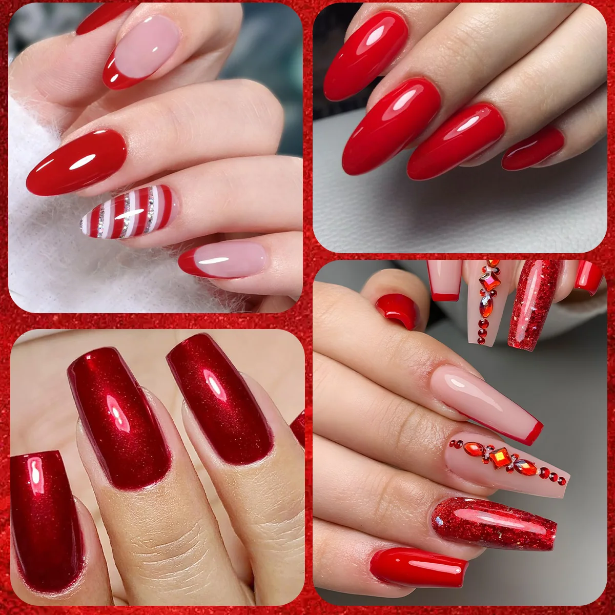 Zestaw 6 lakierów hybrydowych VOKY na jesień, zdejmowalny lakier UV do zdobienia paznokci, prezent dla kobiet