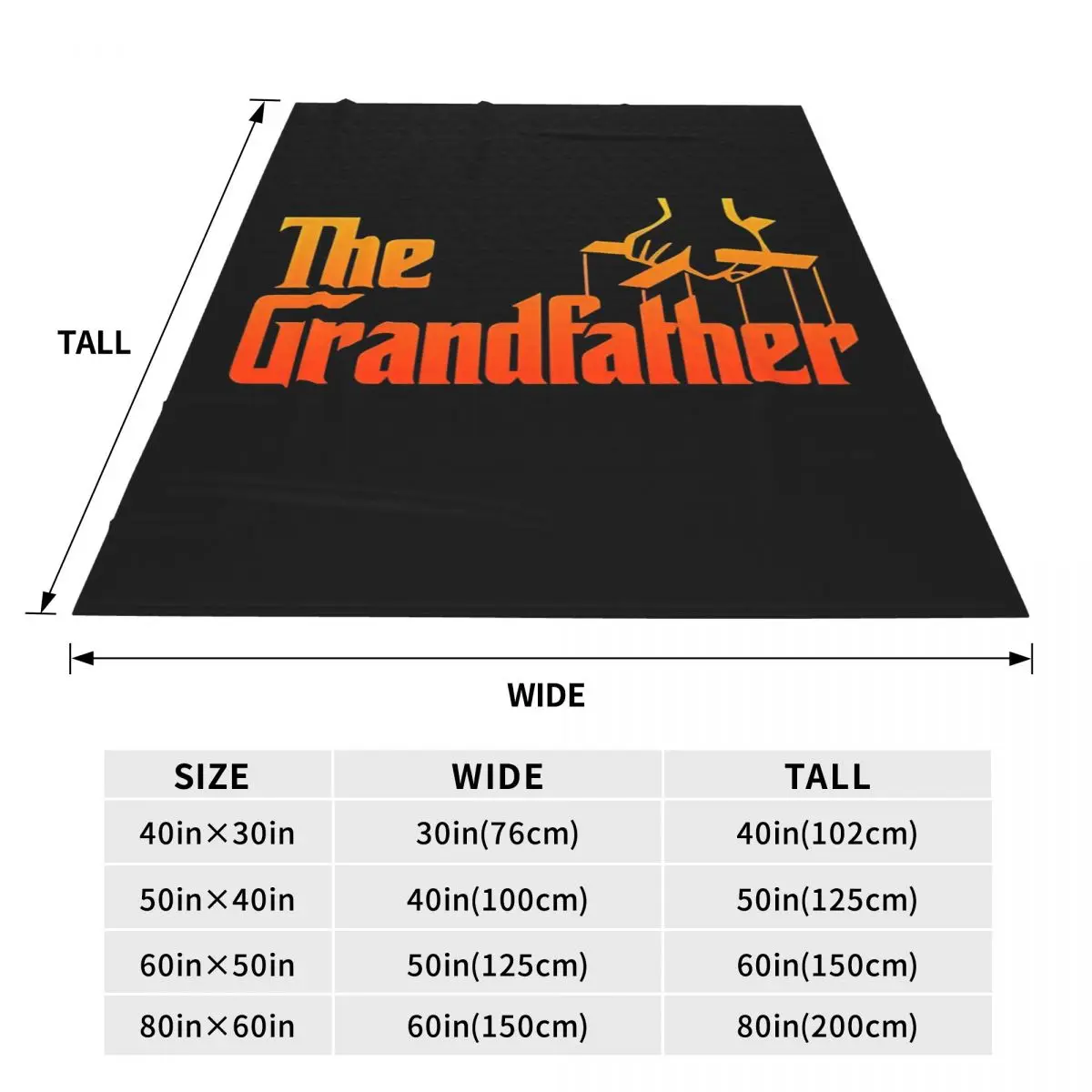 The Godfather Poster Blankets Warm Soft Comfortable Plush Throw Blanket For Bedroom Airplane Travel Flannel Bedspread Bed Cover