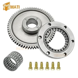 Starter Starting Clutch One Way Gear Bearing Gasket for Yamaha Warrior 350 Raptor 350 Big Bear 350 400 Wolverine 350 Kodiak 400