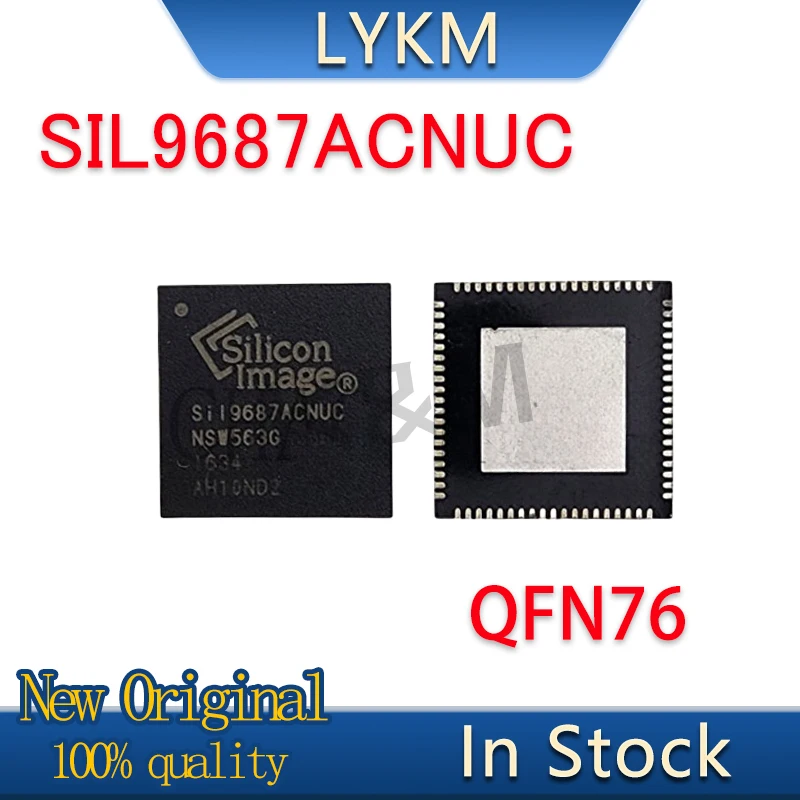 

2/PCS New Original SIL9687ACNUC SII9687ACNUC QFN-76 Liquid crystal chip In Stock