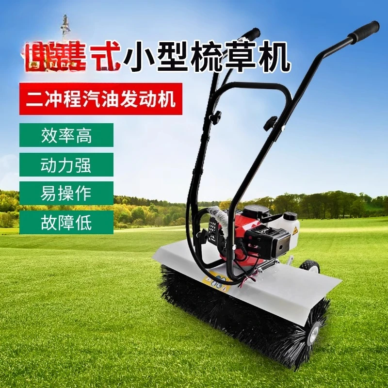 

Маленькая ручная щетка для травы, бензиновая двухтактная игровая площадка, роликовая щетка для расчесывания искусственного газона