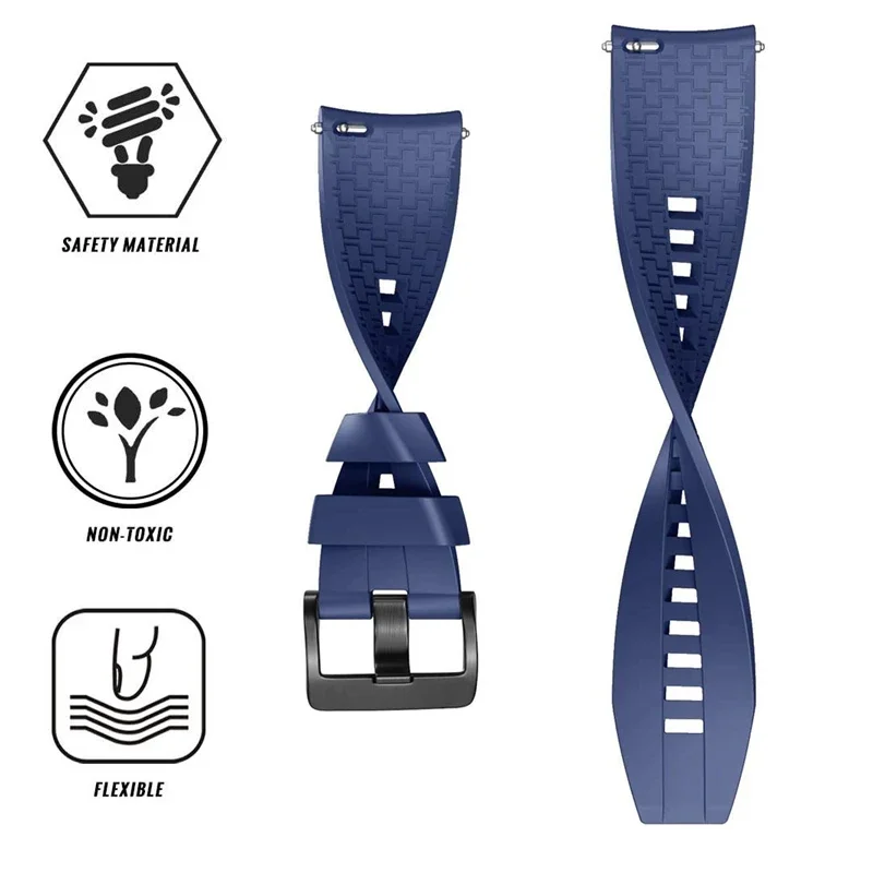 Ремешок силиконовый для Huawei Watch GT 2 Pro, сменный Браслет для наручных часов Huawei GT2 GT3 Pro, 22 мм