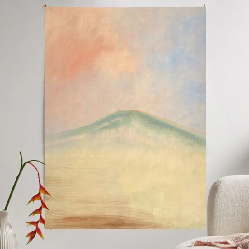 VIKAMA Monet Lily Sunrise Tapestry Wall Hanging, 6 Designs, Wall Decor for Bedroom Living Room Dorm
