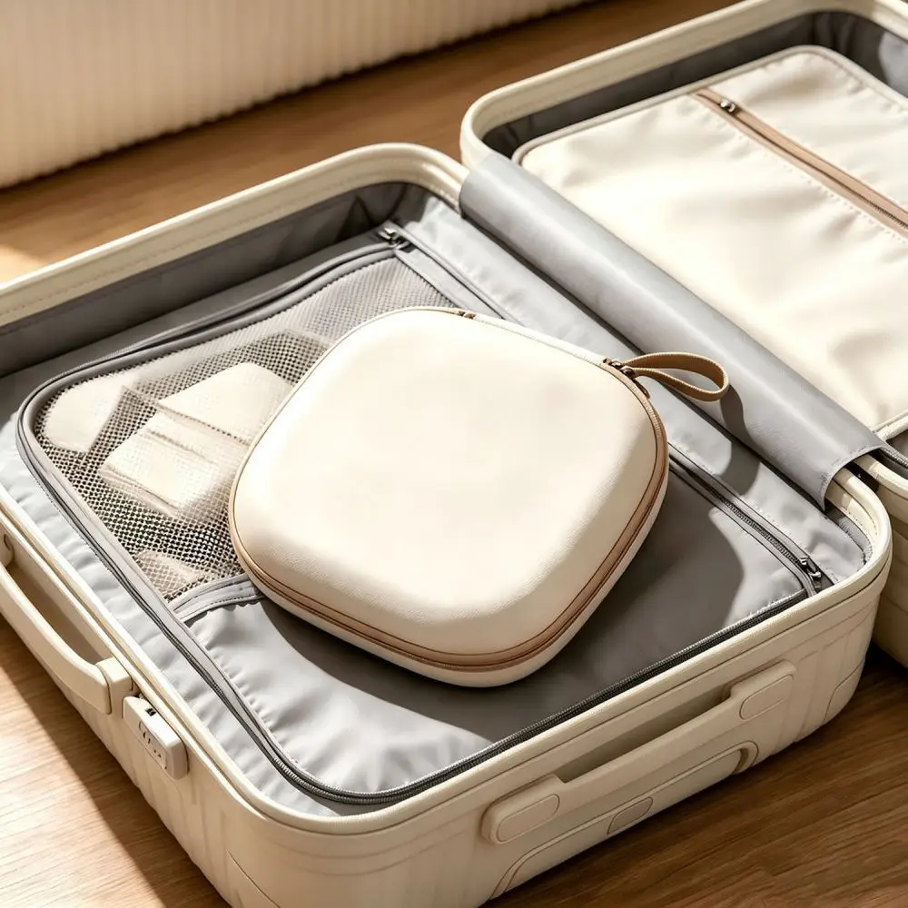 Estuche de almacenamiento resistente a golpes para los auriculares Sony WH-1000XM5, 1000XM6, CH720N y CH520. Organizador de viaje rígido y protector.