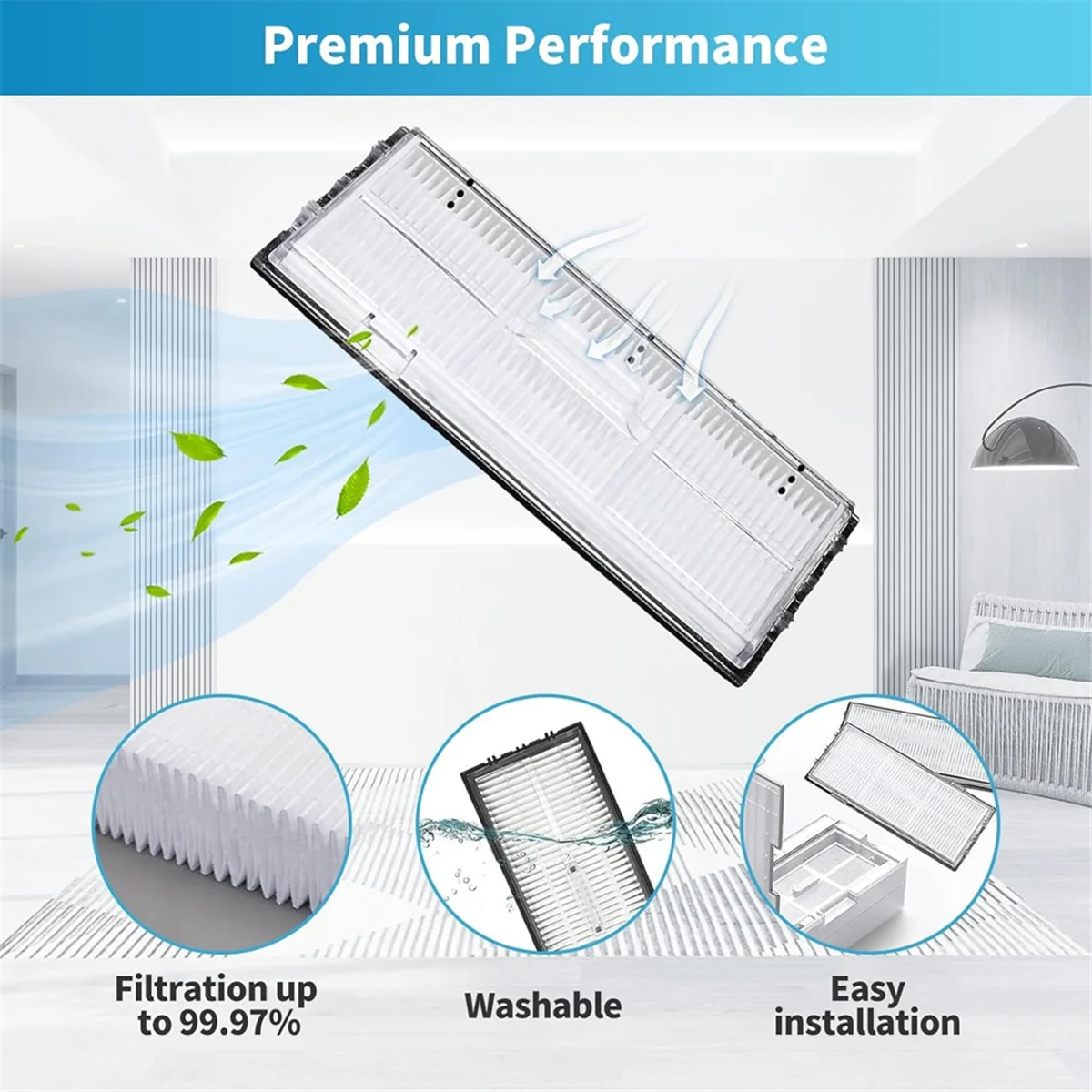 Replacement Set for Roborock S8 S8 Pro Ultra S8 Plus Robot Vacuum Cleaner Main Side Brush Hepa Filter Mop Cloth