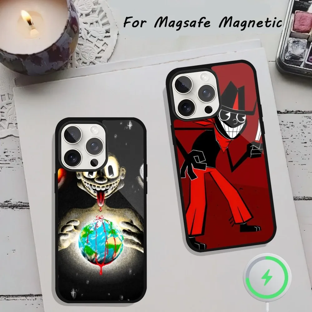 Rapper L-Lil Darkie FUTURE IS DARK Phone Case  For iPhone 15 12 13 14 11 Pro Plus Max Magsafe Magnetic Wireless Charging shell