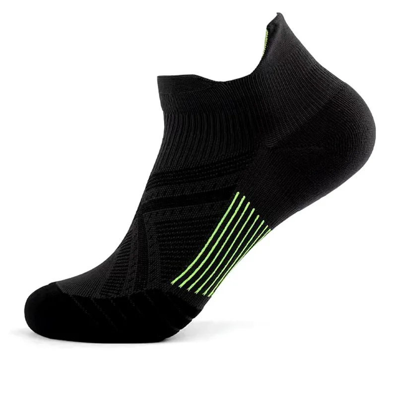 Chaussettes de sport courtes à compression pour hommes et femmes, protection contre le rinçage en bateau