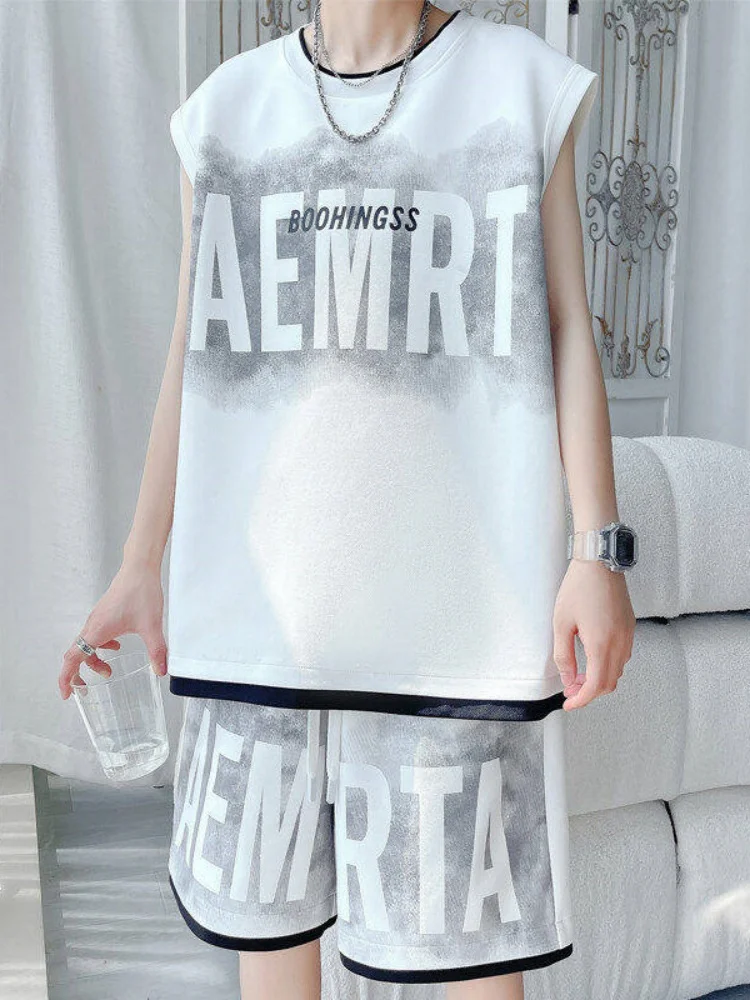 

Мужской летний спортивный комплект Pine Pattern Svel T-shirt: футболка с принтом, дышащая, свободного кроя, с круглым вырезом, для повседневной носки и занятий баскетболом.