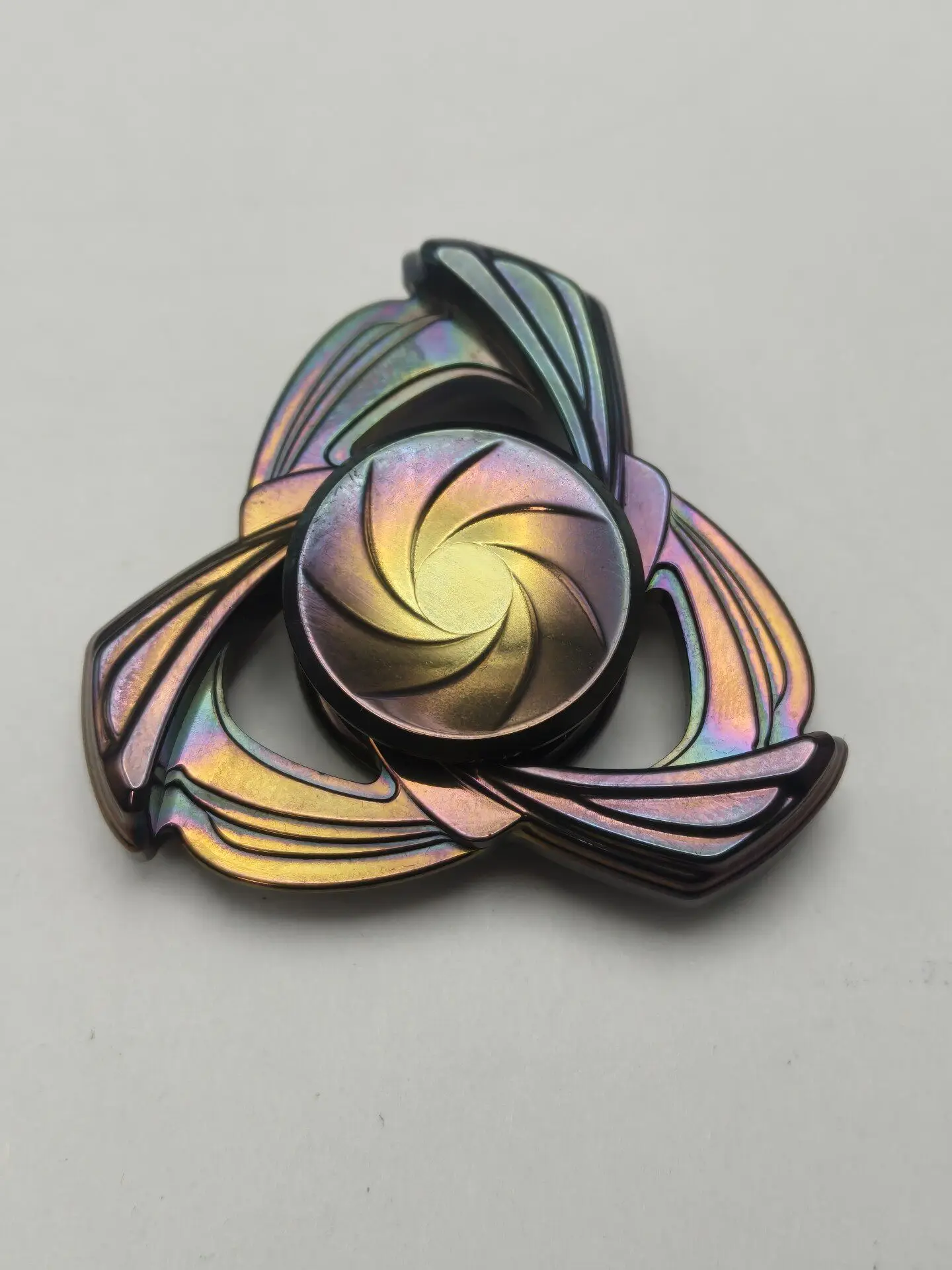 Used EDC Zirconium Color Moranti Ele Moranti, Fingertip Gyro, Feel Gyro Sprocket Fidget Spinner