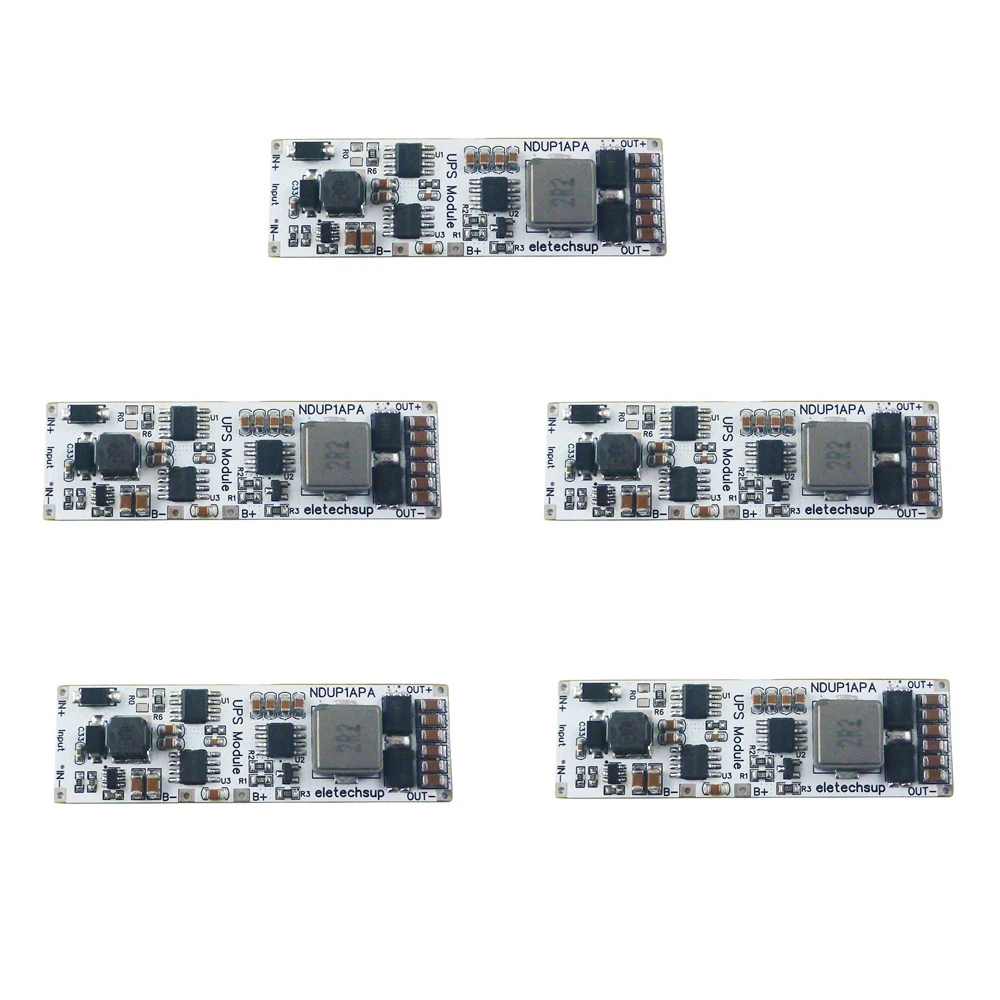 5PCS 3A UPS Module 5V 6V 9V 12V 15V 24V 15W 3.7V 4.2V Li-on Li-po Lithium Battery Charge and Discharge Board for WIFI Network