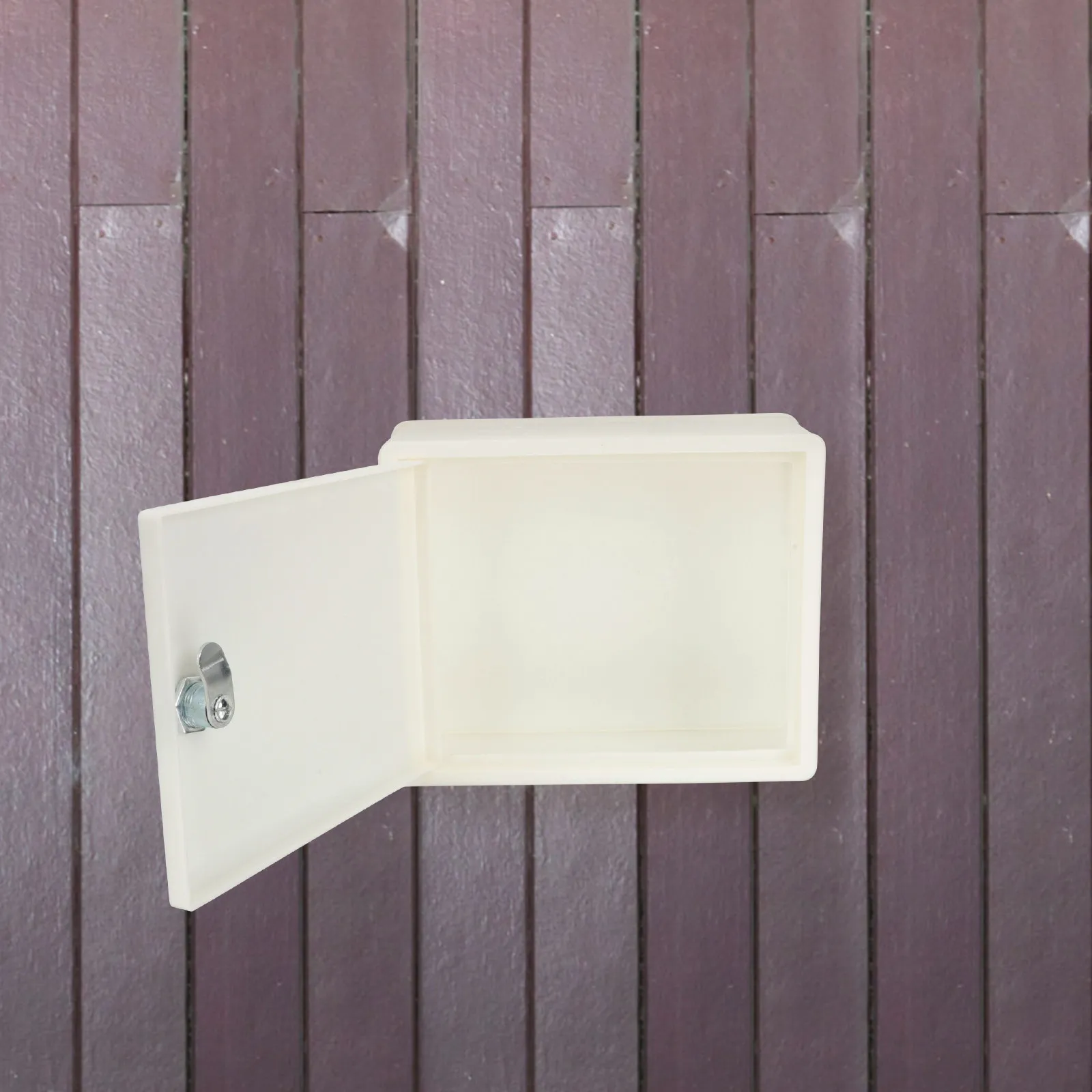 Lockable Mailbox Cute Mailboxes for outside Wall White Home Door Mounted Locking Hanging