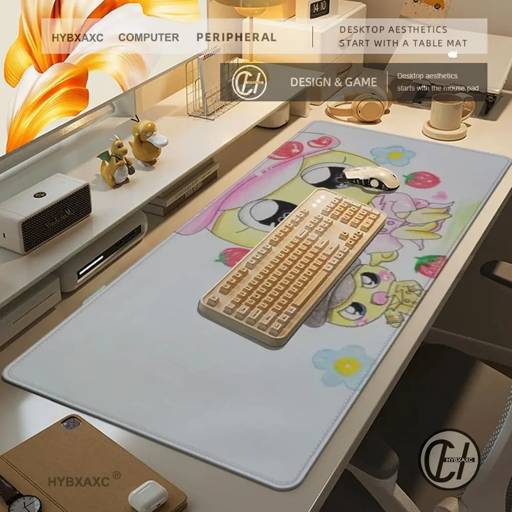 Lovable tamasearch mametchi kuchipatchi milktchi Mouse Pad Cute HD Desk Pad Extended Gaming Keyboard Mats Large 90x40cm XXL