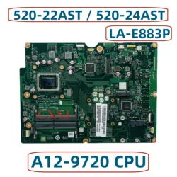 Board FRU 01LM214 For Lenovo AIO 520-22AST 520-24AST all-in-one computer motherboard DCA20 LA-E883P With A12-9720 CPU DDR4