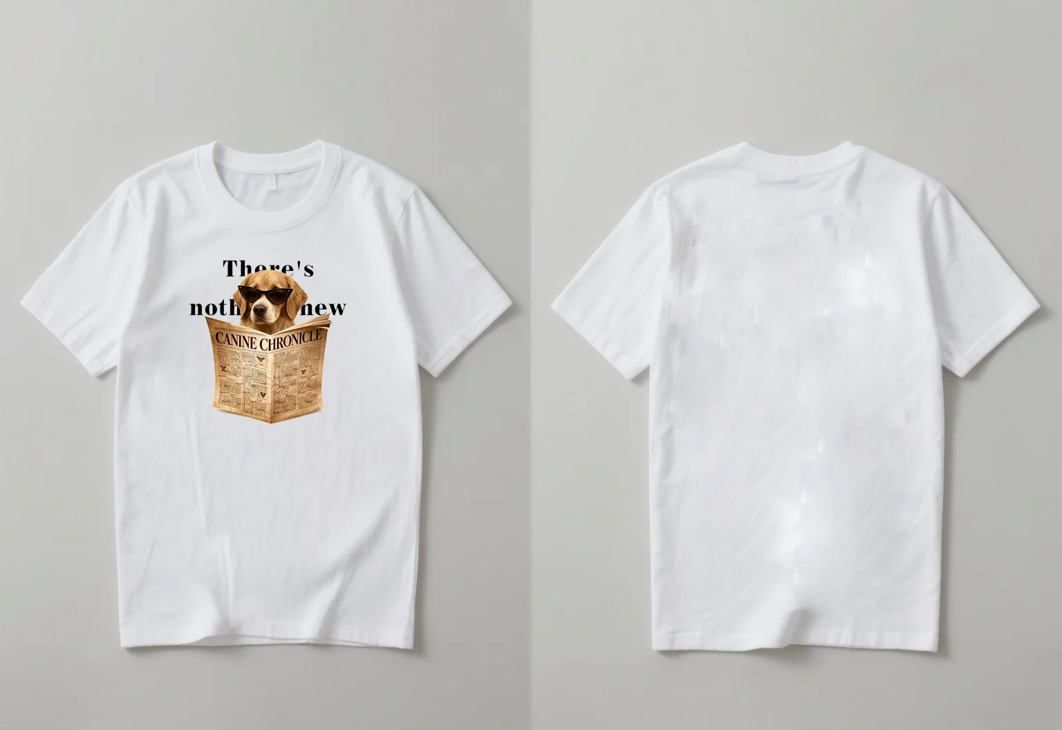 

The latest 2025 fashion trend dog print short-sleeved T-shirt, suitable for both men and women